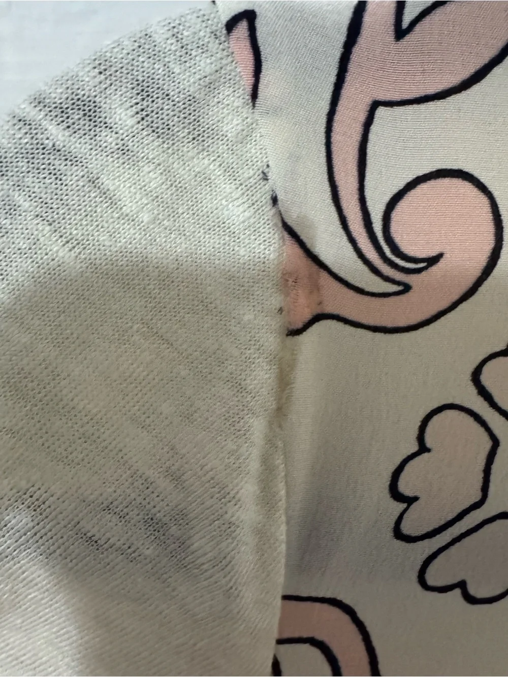 Tory Burch Silk Linen Floral T-Shirt